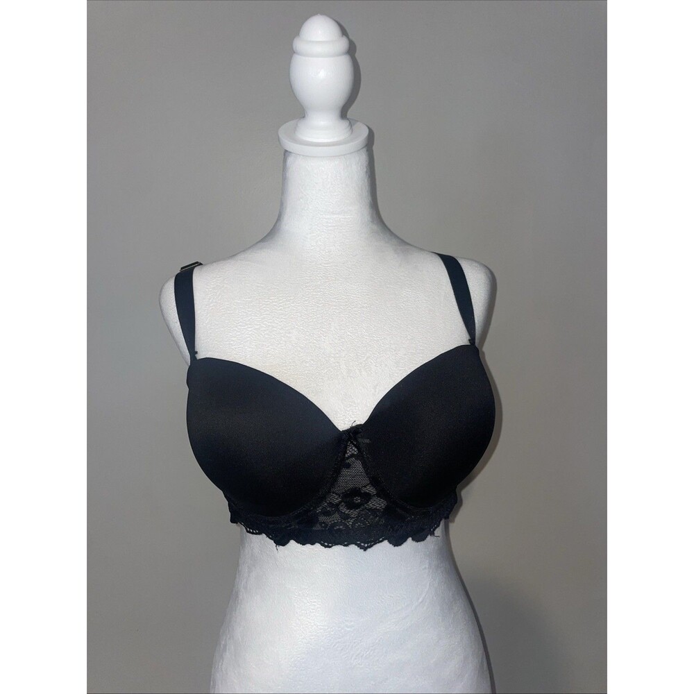 Maidenform Comfort Devotion Your Lift Push Up Bra Black Lace 40D DM1195 NWT - Picture 4 of 6